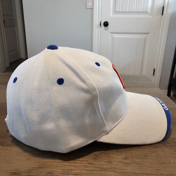 Vintage University of Florida Gators Strapback Hat Cap White Orange UF NCAA 90s - Picture 5 of 8